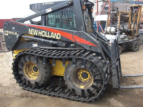 new holland skid steer steel tracks|biggest new holland skid steer.